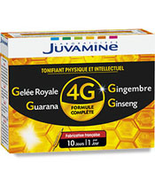 Juvamine Ginseng Gelée royale Guarana Gingembre